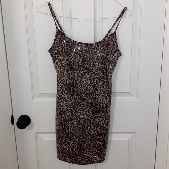 Party Chetah Dress - Picture 1 of 8